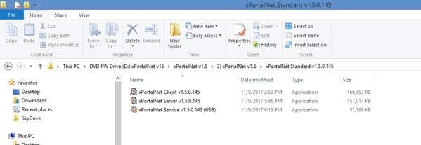 Contents of xPortalNet v1.5 Folder