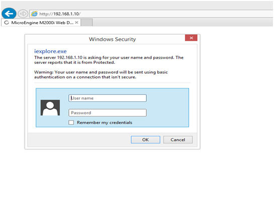 Windows Security Window