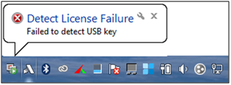 Failed to Detect USB Key Error Message