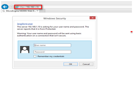 Windows Security Dialog Box
