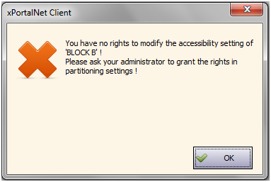 You Have No Rights to Modify the Accessibility Setting Error Message