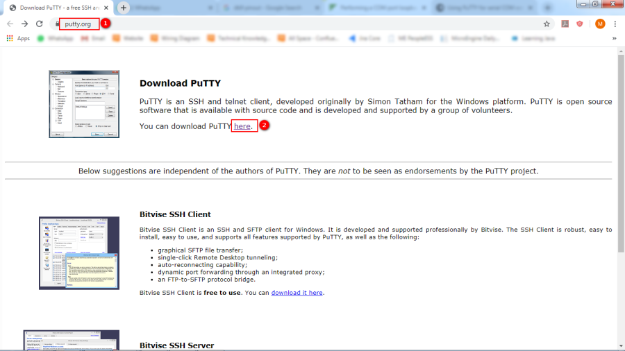 The PuTTY Website