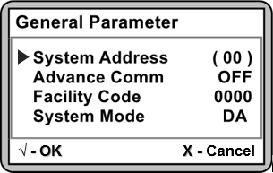 The General Parameter Window
