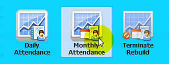 Monthly Attendance Icon in Attendance Menu