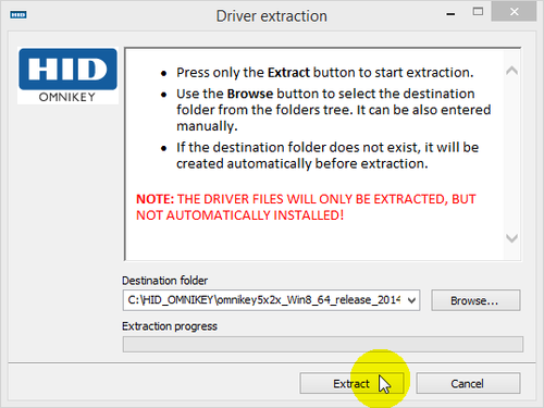 Driver Extraction Window