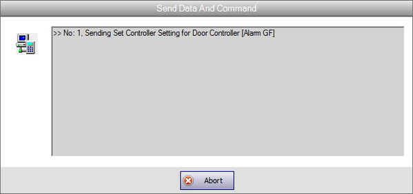 Send Data and Command Window