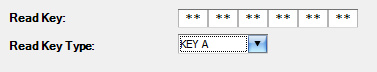 Entering the Read Key and Specifying the Read Key Type