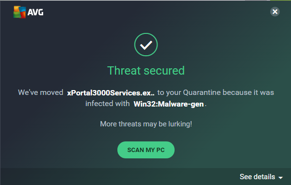 xPortal3000 File Was Detected as A Threat