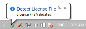 License File Detected