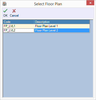 Select Floor Plan Window