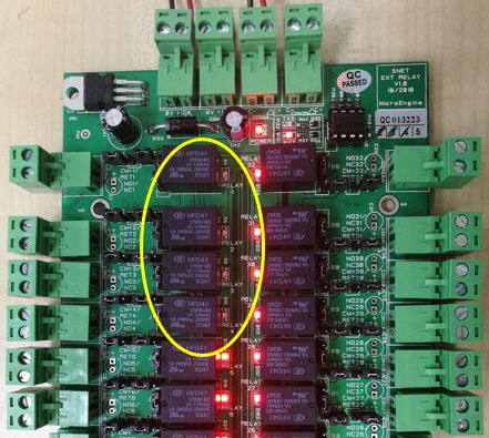 Configured Relay Outputs on XP-SNET-E32R Extension Board are Turned Off Despite Floor Security Off Command