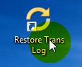Restore Trans Log Icon in Desktop