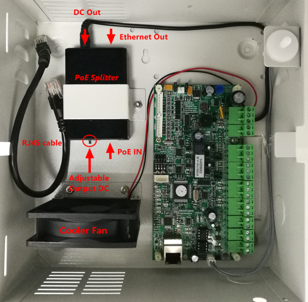 Contents Within the PoE Enclosure